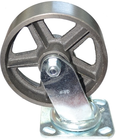 GRIP - CASTOR 100MM STEEL - SWIVEL 